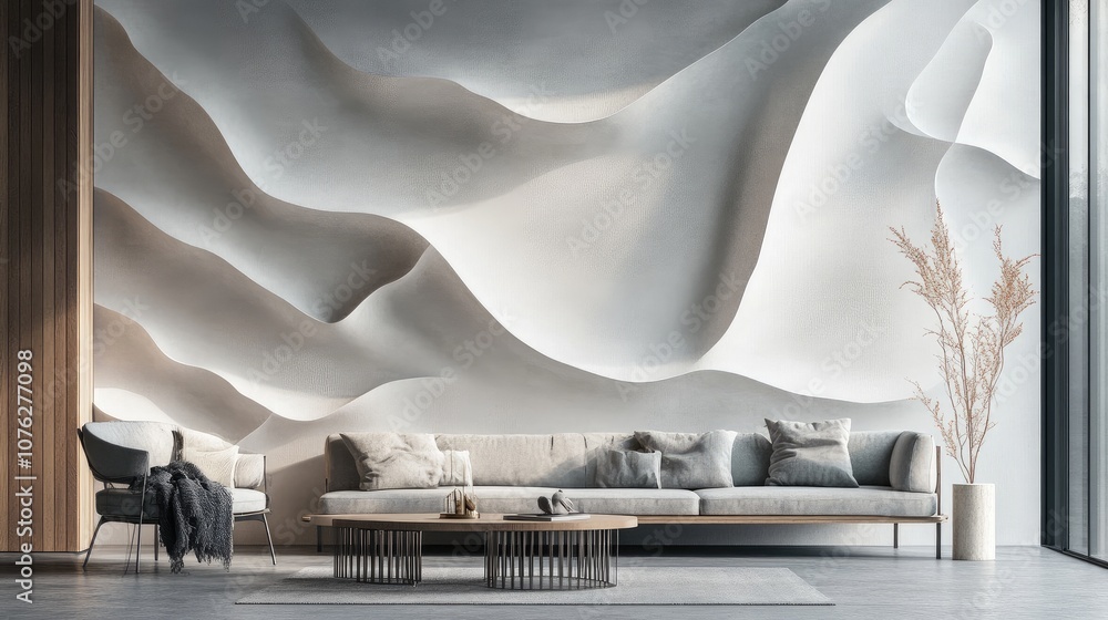 Poster abstract 3d wallpaper featuring irregular shapes and textures, creating a dynamic, cutting-edge look