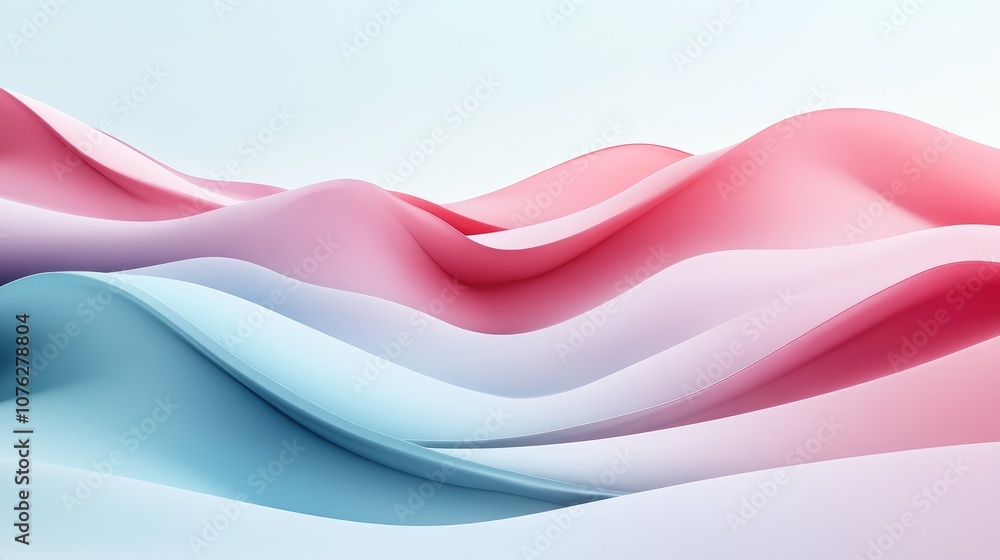 Aufkleber minimalist 3d wallpaper featuring clean, smooth surfaces with subtle depth and soft color gradients