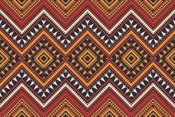 Abstract fabric pattern design, ancient tribal pattern design for fabric pattern. Shirts, pants, pillows, blankets, etc.