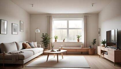 Photo interior modern design room 3d illustration
