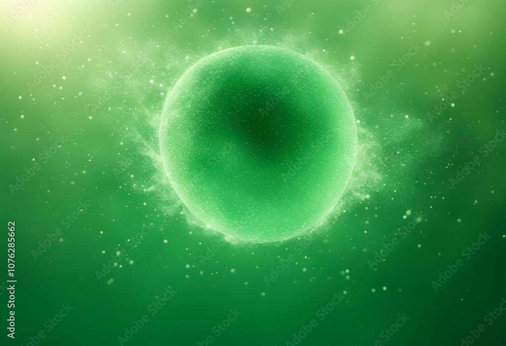 Poster from flying exploding glow smoke screensaver blur background small beautiful particles moving abstra