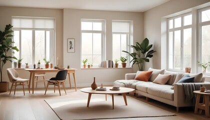 Photo interior modern design room 3d illustration
