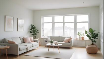 Photo interior modern design room 3d illustration
