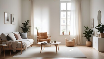 Photo interior modern design room 3d illustration
