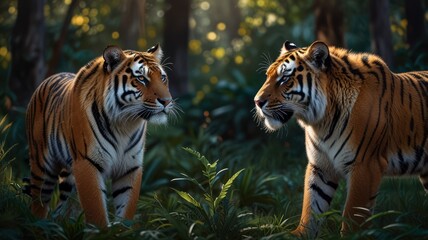 Fototapeta premium tiger in the wild