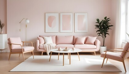 Photo interior modern design room 3d illustration
