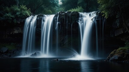 waterfall in the forest