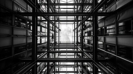 Fototapeta premium Steel Structure Architecture