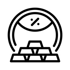 Icon Budget With Style Outline