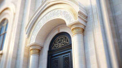 Obraz premium Ornate Archway with Intricate Details