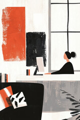 Minimalist Interior Design: Creating a Productive and Creative Workspace