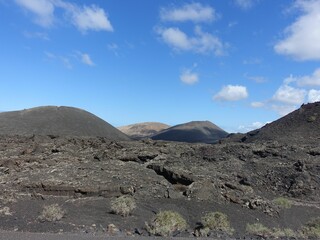 Volcanic landscape in Timanfaya, Lanzarote