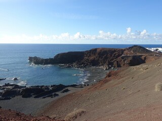 El Golfo's Volcanic Coastline in Lanzarote