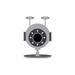 icon cctv robot design technology camera illustration vector