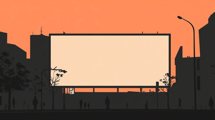 Obraz premium Big City Billboard