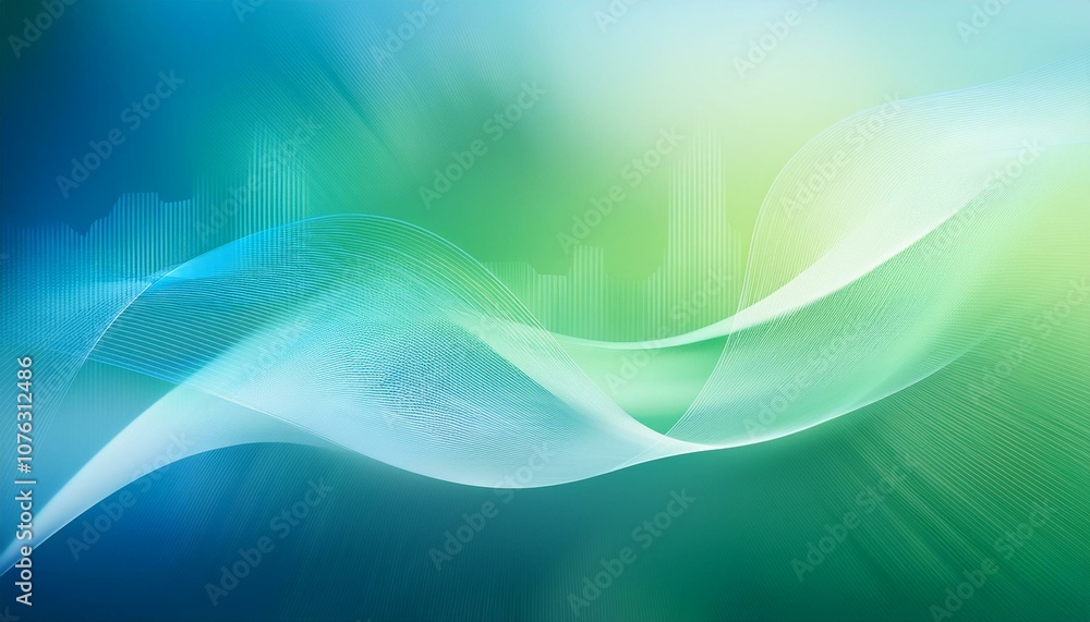 Poster an abstract business background with focus on motion and energy.soft flowing curves and lines.