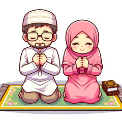 vector illustration of a couple