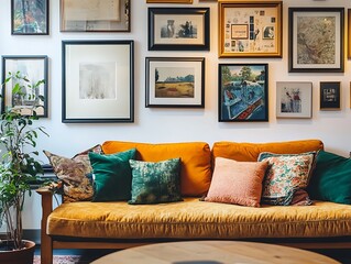 Modern Elegance: A Contemporary Living Room with Sophisticated Accents