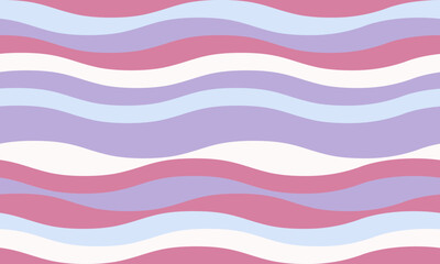 Abstract background with wavy stripes in vibrant colors, creating a rippled, liquid effect. Smooth curves and textured lines add elegance, vitality, and creativity. Ideal for wallpaper or textile.