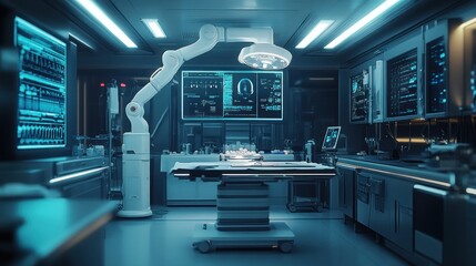 Fototapeta premium Futuristic Operating Room
