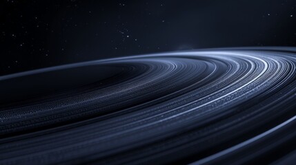 A modern abstract background with a curved design that resembles the rings of Saturn.