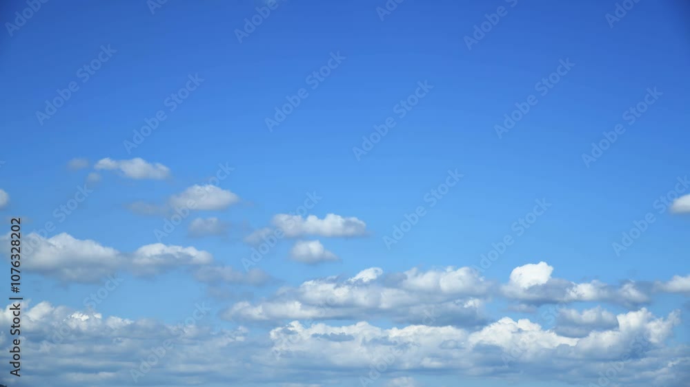 Canvas Prints time lapse of bue sky with some clouds