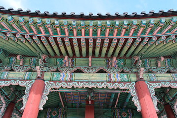 korea temple roof