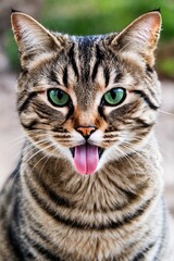 Obraz premium close up portrait of a cat