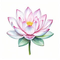 the AI Image Generator, Beautiful pink lotus