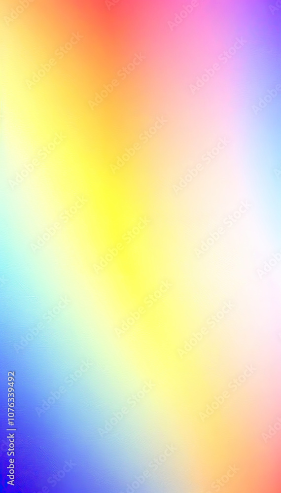 Aufkleber gradient background with soft rainbow colors blending in smooth transition vertical format