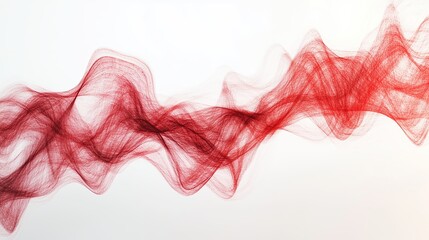 Fototapeta premium 赤い煙のグラフィックス