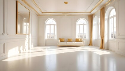 Photo interior modern design room 3d illustration