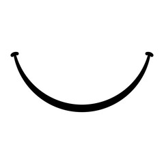 Smile icon vector. Laughter illustration sign. Fun symbol. Happiness logo.