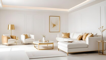 Photo interior modern design room 3d illustration