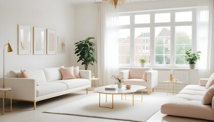 Photo interior modern design room 3d illustration