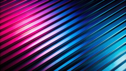 Abstract Black Stripes on a Pink and Blue Gradient Background for Modern Art and Design Projects