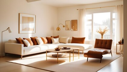 Photo interior modern design room 3d illustration