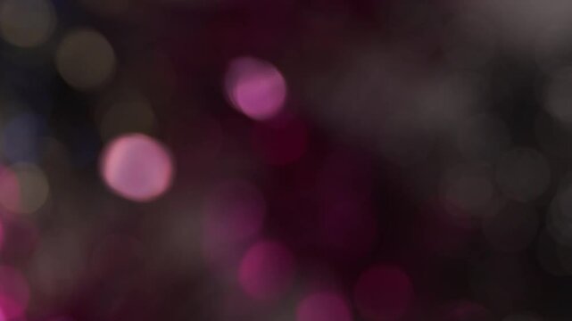 plan fixe effet de bulles de bokeh artistique avec alternance, avec fondu au noir, id&eacute;e de transition artistique