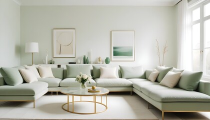 Photo interior modern design room 3d illustration