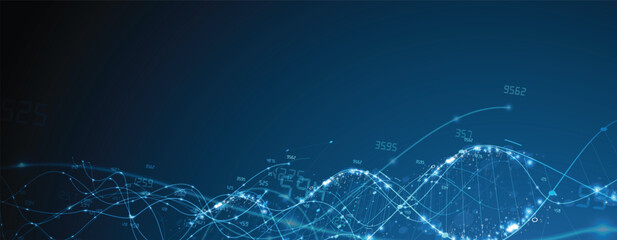 Abstract DNA molecule  technology