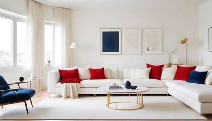 Photo interior modern design room 3d illustration