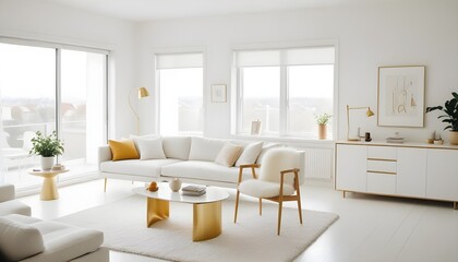 Photo interior modern design room 3d illustration