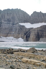 Grinnell Glacier at Glacier national park, Montana, USA.