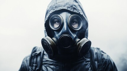 Man in a Gas Mask