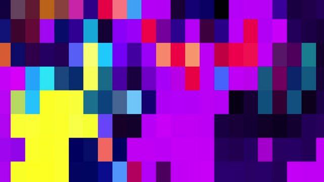 Colorful Abstract Shape, Geometric and Psychedelic Motion Graphic Video Animation Background for Summer Music
