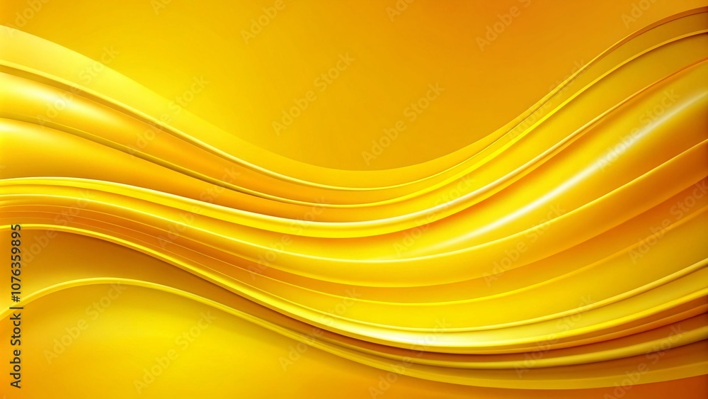Poster abstract yellow curves background creating a dynamic and vibrant visual experience for artistic and 