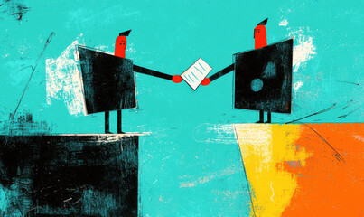Abstract Negotiation: A Business Illustration of Collaboration and Agreement