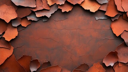 Naklejka premium Explore the intricate beauty of textured rusty surfaces and their artistic appeal in design projects