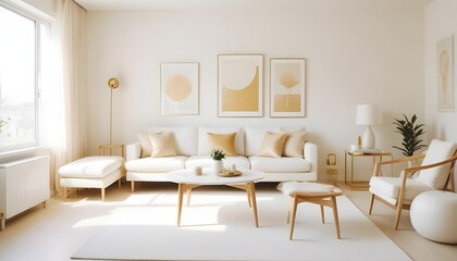 Photo interior modern design room 3d illustration