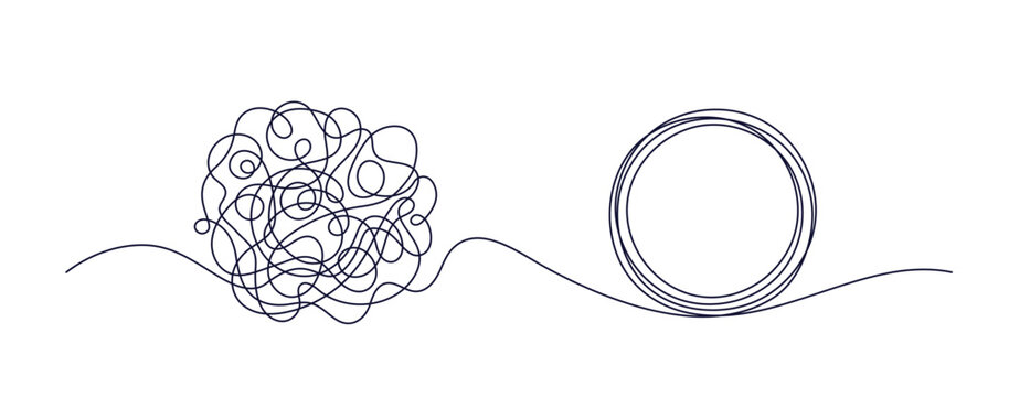 Problem resolve control. Complicated way. Chaos